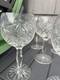 Vintage Camelia Wine Hock Wine Glasses Set Of 12 Etched
