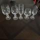 Vintage Cascade Czech crystal Bohemia Water/Wine liquor set-service for 12