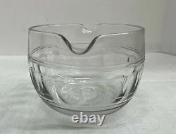 Vintage Clear Glass Wine Glass Rinser Cooler C. 1840-1860