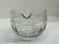 Vintage Clear Glass Wine Glass Rinser Cooler C. 1840-1860