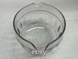 Vintage Clear Glass Wine Glass Rinser Cooler C. 1840-1860