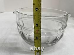 Vintage Clear Glass Wine Glass Rinser Cooler C. 1840-1860