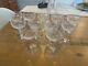Vintage Coupe Cocktail Glasses Set of 11 Etched Glass Clear Champagne Floral