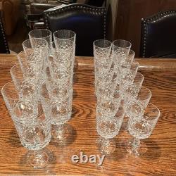 Vintage Cristal d'Arques Durand Diamond Pattern Crystal Stemware Made in France