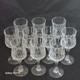 Vintage Cristal d'Arques Longchamp Crystal Wine Glasses 6.5 Set of 10