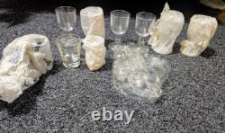 Vintage Crystal/Belfor Crystal Wine Glasses, Mugs Etc