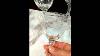 Vintage Crystal Glass Set Wine Martini Champagne 8 Pieces Beautiful Christmas Gift