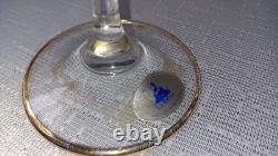 Vintage Crystal La Reine Wine Glasses Set of 6