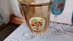 Vintage Crystal La Reine Wine Glasses Set of 6