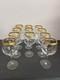 Vintage Crystal Lenox Wine Glasses With Gold Encrusted Trim set of 11