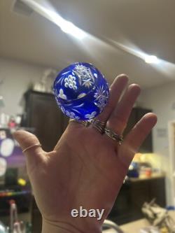 Vintage Crystal Multi-Color Wine Glasses Marsala Pattern SOLD AS SET