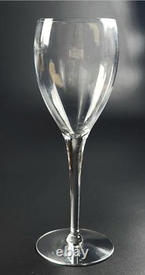 Vintage Crystal Wine Glasses Clear 8 1/8 Tall Orrefors Set of 4