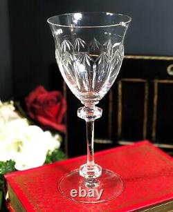 Vintage Cut Crystal Glasses Wine 11 Oz / Tall champagne 6 Oz 12 pieces