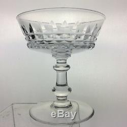 Vintage Cut Glass Or Crystal Champagne/dessert/wine/cocktail Coupe Set 11 Stems