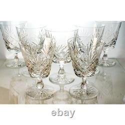 Vintage Edinburgh Crystal Glassware'Star of Edinburgh' Wine & Port Glasses