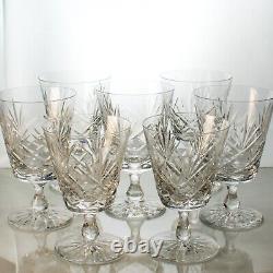 Vintage Edinburgh Crystal Glassware'Star of Edinburgh' Wine & Port Glasses