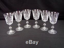 EUC Set of 6 White Wine Glasses 