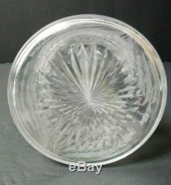 Vintage Edinburgh Scottish Crystal THISTLE Pattern 12 Claret Wine Decanter