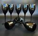 Vintage Elegance Elegant Midnight Black by MIKASA Wine Glasses Set of 7