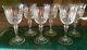 Vintage Elegant Galway Irish Crystal Wine Goblets Stems Longford Set Of 6 A+