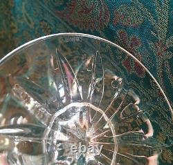 Vintage Elegant Galway Irish Crystal Wine Goblets Stems Longford Set Of 6 A+