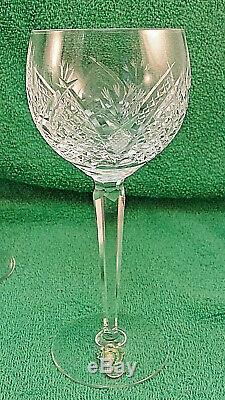 Vintage Estate WATERFORD Crystal DUNMORE Wine Hock Wine Glass Collection RETIRED