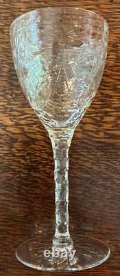 Vintage European Hand Cut Crystal Stemware Wine Cordials Set Of 11 Elegant
