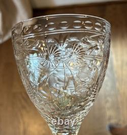 Vintage European Hand Cut Crystal Stemware Wine Cordials Set Of 11 Elegant