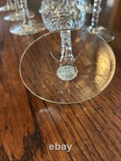 Vintage European Hand Cut Crystal Stemware Wine Cordials Set Of 11 Elegant