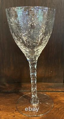 Vintage European Hand Cut Crystal Stemware Wine Cordials Set Of 11 Elegant