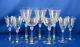 Vintage Fostoria Crystal Stemware Romance Pattern 2 Champagne/4 Cordial/3 Wine