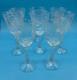 Vintage Fostoria Elegant Navarre Etched Water/Wine Goblet Glasses Set of 8