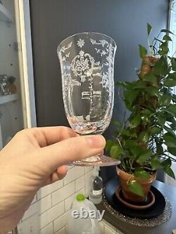 Vintage Fostoria Navarre Clear Etched Crystal Stemware Set Of 40