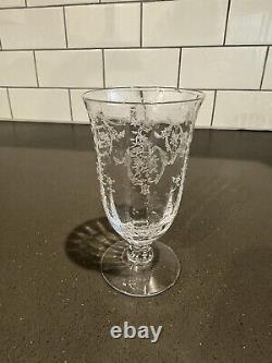 Vintage Fostoria Navarre Clear Etched Crystal Stemware Set Of 40