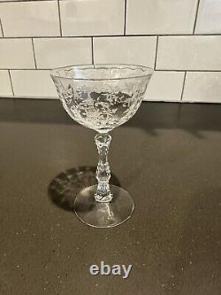 Vintage Fostoria Navarre Clear Etched Crystal Stemware Set Of 40