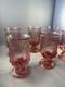 Vintage Fostoria Sorrento Pink Wine Glasses 5 inch Stemware Set of 6