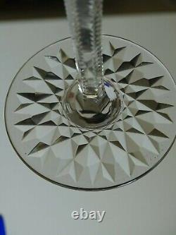 Vintage Four Roemer Wine Glasses Crystal Baccarat Colors Pattern S. 1134