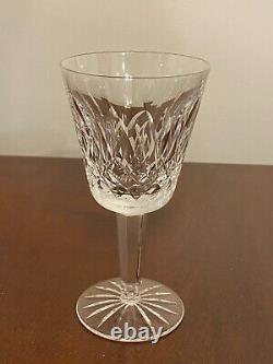 Vintage Full Set 12 WATERFORD CRYSTAL Lismore 5-7/8 Claret Wine Glasses IRELAND