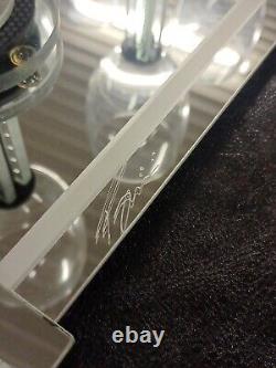 Vintage George Ponzini Art Glass Set Of Wine Glasses And Tray Art Deco Rare