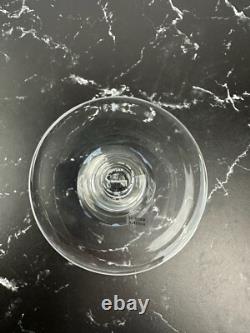 Vintage Givenchy Crystal Wine Glasses Set of 12 Etched Flowers and Butterflies