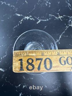 Vintage Givenchy Crystal Wine Glasses Set of 12 Etched Flowers and Butterflies