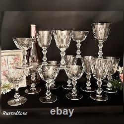 Vintage Glasses Wine and Champagne Coupe / Dessert Cup Val St Lambert 14