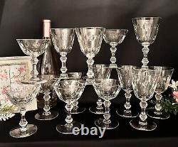 Vintage Glasses Wine and Champagne Coupe / Dessert Cup Val St Lambert 14