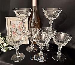 Vintage Glasses Wine and Champagne Coupe / Dessert Cup Val St Lambert 14