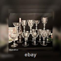 Vintage Glasses Wine and Champagne Coupe / Dessert Cup Val St Lambert 14