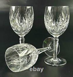 Vintage Gorham Crystal Nocturne Pattern Wine Glasses Rare Set of 3