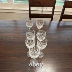 Vintage Gorham Crystal water and wine glasses Lady Anne pattern