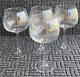 Vintage Heritage 6164 Princess House Balloon Red Wine Glass Set Of 4MINT