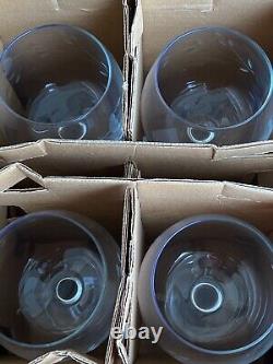 Vintage Heritage 6164 Princess House Balloon Red Wine Glass Set Of 4MINT