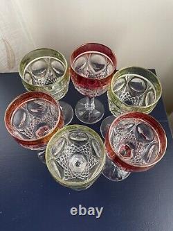 Vintage Hofbauer 1970s Wine Glasses-set Of 6